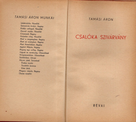 Tamsi ron - Csalka szivrvny