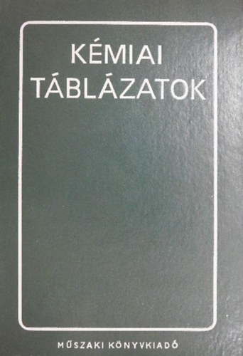 Németh Béla - Kémiai táblázatok