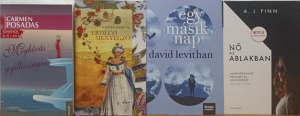 Carmen Posada, A. J. Finn, Ugron Zsolna, David Levithan - Szrakoztat irodalmi knyvcsomag