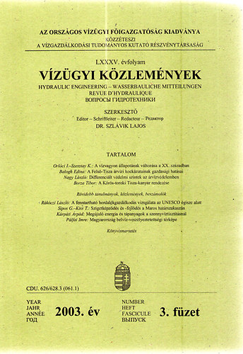 Vzgyi Kzlemnyek 2003/3.