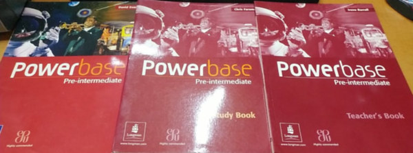 David Evans, Chris Faram, Irene Barrall - Powerbase Pre-intermediate + Study Book + Teacher's Book (3 ktet)