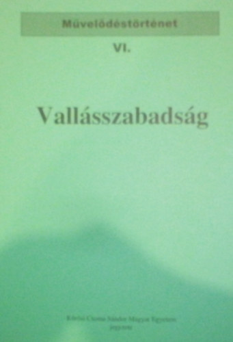 Eötvös József - Vallásszabadság