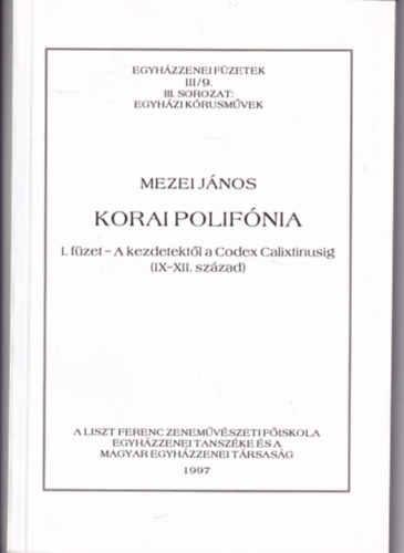 - Mezei Jnos - Korai Polifnia