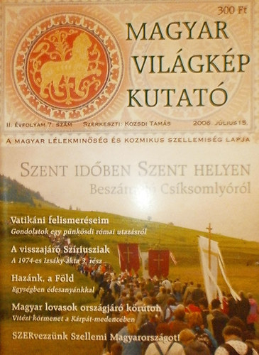 Kozsdi Tams (szerk.) - Magyar vilgkp kutat II. vfolyam 7. szm