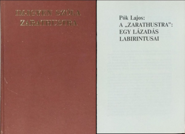 Nietzsche Frigyes - Im-igyen szla Zarathustra - Ksrfzettel (Reprint)