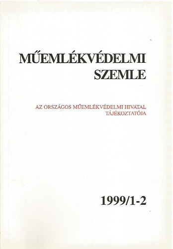 M�eml�kv�delmi Szemle 1999/1-2