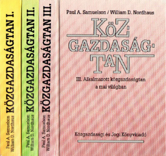 Samuelson, P.-Nordhaus, W. - Kzgazdasgtan I-III.