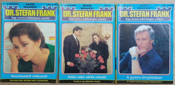 Dr. Stefan Frank - 3 db a Dr. Stefan Frank - Egy orvos különleges esetei sorozatból: Szerelemből vétekezett - Válás után vörös rózsák - A gyanú árnyékában