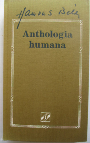 Hamvas Bla - Anthologia humana