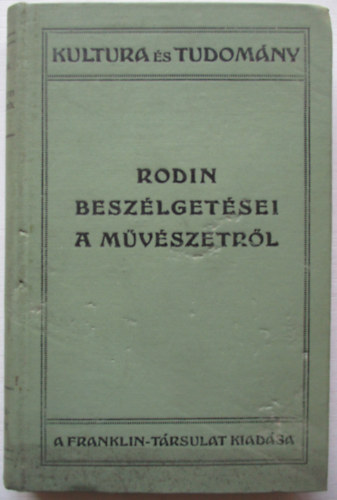 Rodin - Rodin beszlgetsei a mvszetrl