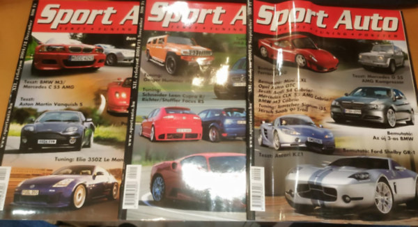 Fábián László - 3 db Sport Auto Teszt Tuning Poszter (Szórványszámok, sorszámok a terméklapon)