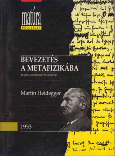 Mertin Heidegger - Bevezets a metafizikba