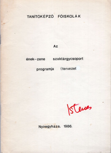 Tarcai Zoltn (szerk.) - Az nek-zene szaktrgycsoport programja