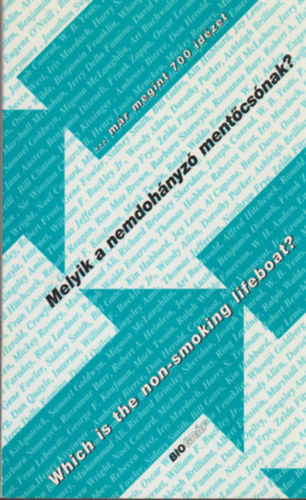 Zalotay Melinda - Melyik a nemdoh�nyz� ment�cs�nak? ...m�r megint 700 id�zet