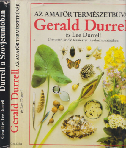 Gerald és Lee Durrell - 2 db Gerald Durrell: Durrell a Szovjetunióban + Az amatőr természetbúvár