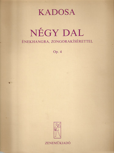 Kadosa Pl - NGY DAL NEKHANGRA OP.4                Z7131