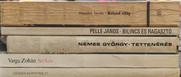 Benedek István, Pelle János, Nemes György, Varga Zoltán - Kortárs magyar könyvcsomag