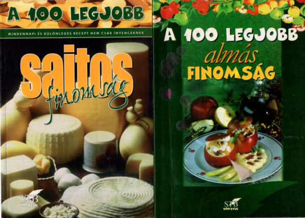 Lurz Gerda - 2 db A 100 legjobb tel sorozatbl ( egytt ) 1. A 100 legjobb alms finomsg, 2  A 100 legjobb sajtos finomsg