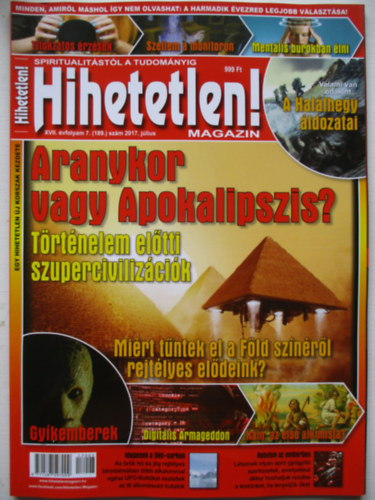 Szcs Rbert (szerk.) - Hihetetlen! magazin 2017. jlius.