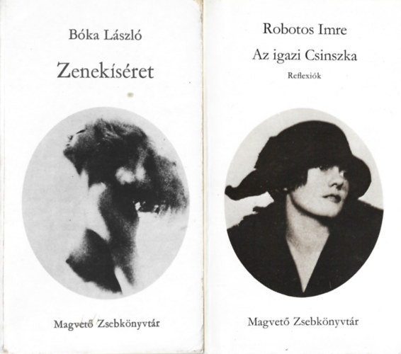 2 db Magvető Zsebkönyvtár, Robotos Imre: Az igazi Csinszka, Bóka László: Zenekíséret