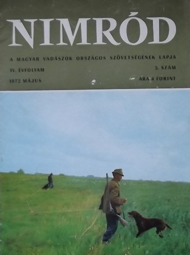 Ront Tibor (szerk.) - Nimrd - Vadszati s vadgazdlkodsi folyirat IV. vfolyam 5. szm