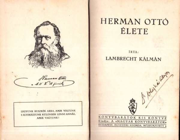 Lambrecht Klmn - Herman Ott lete