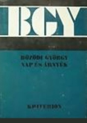 B�z�di Gy�rgy - Nap �s �rny�k