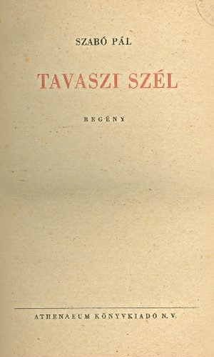 Szab Pl - Tavaszi szl