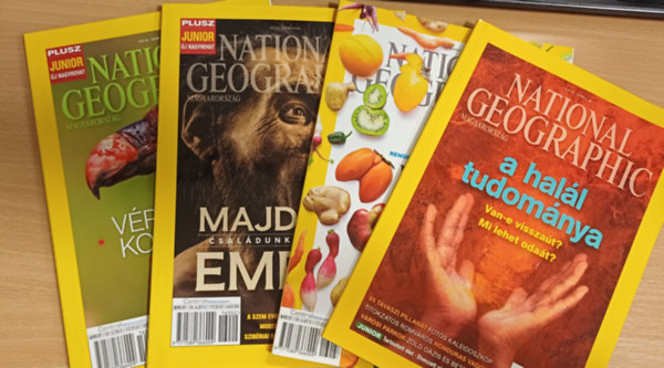 National Geographic 2016 Január-Február-Március-Április (4 db szórványszám)