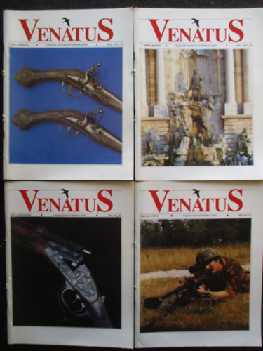 Csek� S�ndor - Venatus-Vad�sz �s fegyvermagazin 1990/ 1-4. sz�mok (teljes �v)