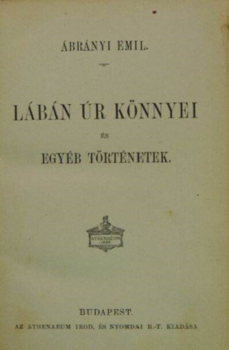 �br�nyi Emil - L�b�n �r k�nnyei �s egy�b t�rt�netek