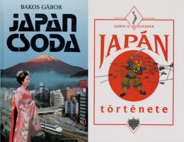 Bakos Gbor, Edwin O. Reischauer - 2 db knyv Japn trtnetrl: Japn trtnete + Japn csoda