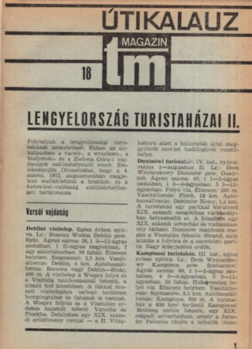 tikalauz Tm magazin 18-32. szmok (15 szm egybektve)