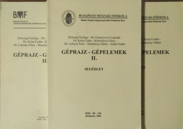 Diszegi Gyrgy (szerk.) - Gprajz - gpelemek, II. + II. - Segdlet + III. - Segdlet (3 ktet)