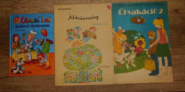 Petra Fietzek, Kovács Klára, Borsos Margit - Kőrössy Ilona - Váli Dezsőné - 3 gyerekkönyv olvasni tanulóknak: Sulibuli történetek (Olvasó Leó), Ábécéország, Új vakáció 2.