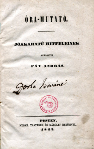 Fy Andrs - ra-mutat (I. kiads!)