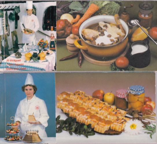 Murányi Péter, Földes József (szerk.) - 4 db Szakács képeslapok