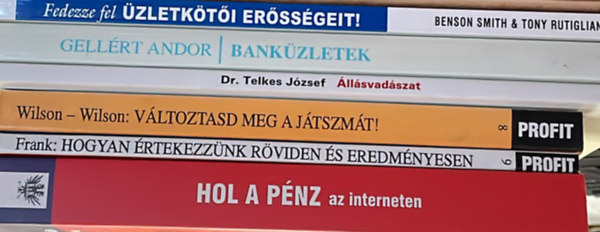 Gellrt Andor, Dr. Telkes Jzsef, Larry Wilson - Hersch Wilson, Milo O. Frank, Szab Ferenc - 6 db. kzgazdasgi tmj knyv