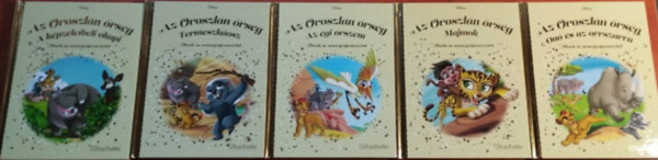 Walt Disney - 5 db Az oroszlnrsg - A kpzeletbeli okapi,Termeszkosz,Az gi rszem,On s az orrszarv,Majmok