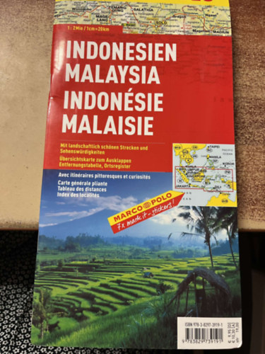 Marco Polo - Indonesia Malaysia map térkép