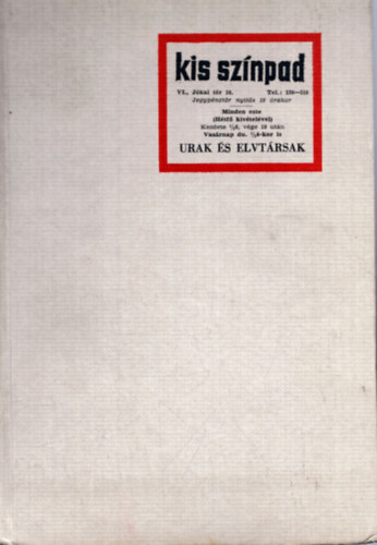 Róna Tibor - Litványi Károly - Urak és elvtársak - Kabarékönyv