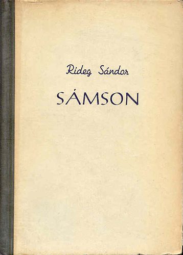 Dr. Rideg Sndor - Smson