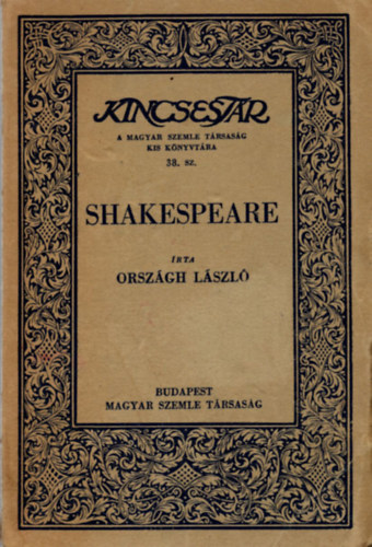 Orsz�gh L�szl� - Shakespeare (Kincsest�r)