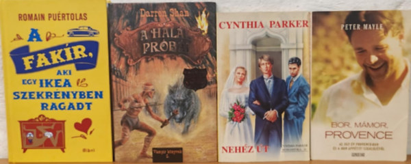 Peter Mayle, Cynthia Parker, Darren Shan, Romain Purtolas - Szrakoztat irodalmi knyvcsomag