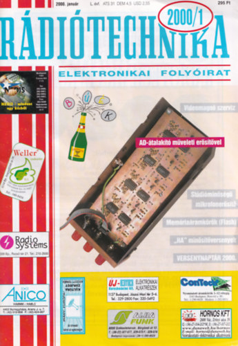 B�kei Ferenc (F�szerk) - R�di�technika - ( 2000. teljes �vfolyam 1-12. sz. )