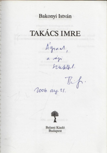 Bakonyi Istv�n - Tak�cs Imre (Kort�rsaink)
