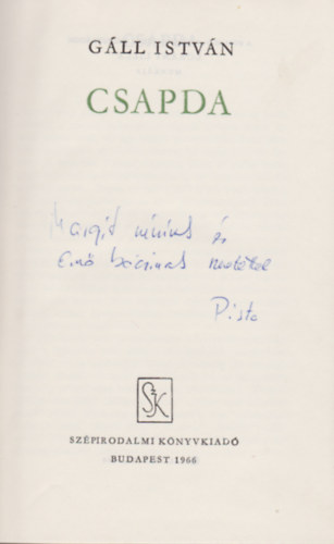 Gll Istvn - Csapda