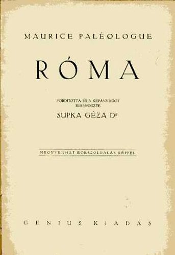 Maurice Paléologue - Róma