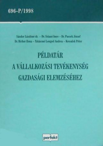 Pldatr a vllalkozsi tevkenysg gazdasgi elemzshez