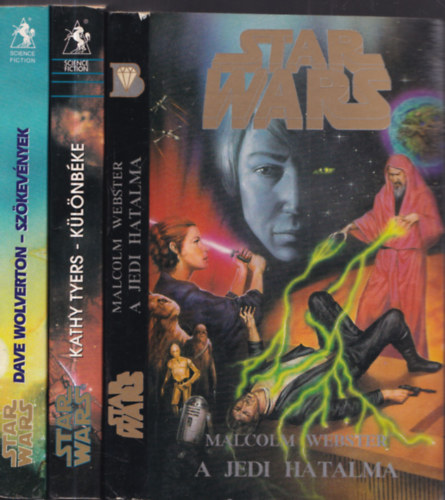 Malcolm Webster, Kathy Tyers, Dave Wolverton - 3 db. Star Wars: A Jedi hatalma + Klnbke + Szkevnyek